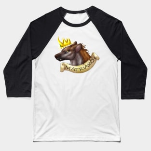 Hyena Matriarch Baseball T-Shirt